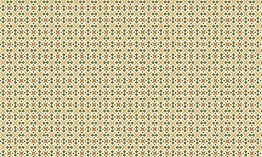 Cesur haç ve elmas motiflerini geometrik ızgara düzeninde sıralayan soyut yeni tip dikişsiz desen.