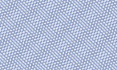 Üst üste binen altıgenleri, temiz çizgiler ve geometrik simetriyi modern ve minimal düzende tekrarlayan desen.