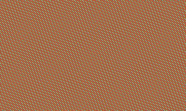 Geometrik ve soyut düzende kalın kontrast ile katmanlı kavisli kavisleri içeren renkli tekrarlayan ölçekler.