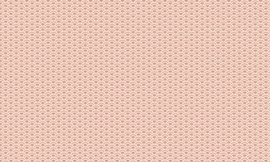 Geometrik ve soyut düzende kalın kontrast ile katmanlı kavisli kavisleri içeren renkli tekrarlayan ölçekler.