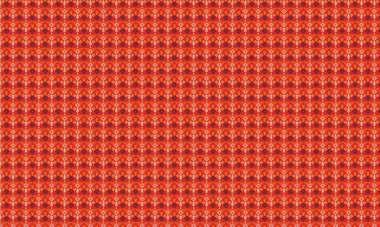 Ayrıntılı simetrik düzende etnik motifler ve geometrik şekiller içeren karmaşık tekrarlayan Songket deseni.