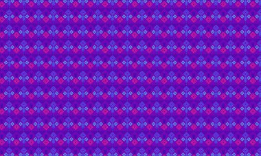 Ayrıntılı simetrik düzende etnik motifler ve geometrik şekiller içeren karmaşık tekrarlayan Songket deseni.