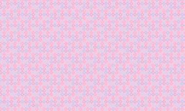 Modern bir soyut arkaplan için tek bir geometrik ızgarada düzenlenmiş özgün çizilmiş karelerin renkli yinelenen şablonu.