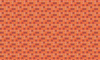 Modern bir soyut arkaplan için tek bir geometrik ızgarada düzenlenmiş özgün çizilmiş karelerin renkli yinelenen şablonu.