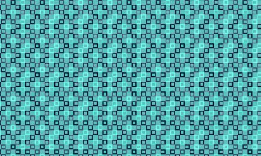 Modern bir soyut arkaplan için tek bir geometrik ızgarada düzenlenmiş özgün çizilmiş karelerin renkli yinelenen şablonu.