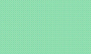 Açılı doğrusal segmentlere sahip özyinelenen kare kalıpları bir ızgara düzeninde soyut yaprak benzeri şekiller oluşturur.