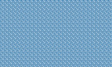 Açılı doğrusal segmentlere sahip özyinelenen kare kalıpları bir ızgara düzeninde soyut yaprak benzeri şekiller oluşturur.