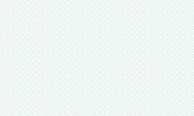 Açılı doğrusal segmentlere sahip özyinelenen kare kalıpları bir ızgara düzeninde soyut yaprak benzeri şekiller oluşturur.