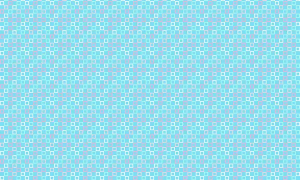 Modern bir soyut arkaplan için tek bir geometrik ızgarada düzenlenmiş özgün çizilmiş karelerin renkli yinelenen şablonu.
