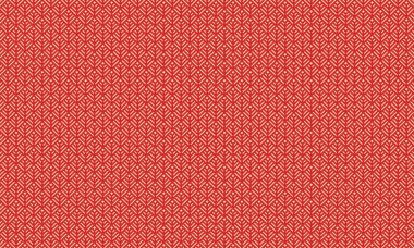 Açılı doğrusal segmentlere sahip özyinelenen kare kalıpları bir ızgara düzeninde soyut yaprak benzeri şekiller oluşturur.