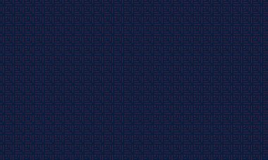 Açılı doğrusal segmentlere sahip özyinelenen kare kalıpları bir ızgara düzeninde soyut yaprak benzeri şekiller oluşturur.