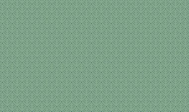 Açılı doğrusal segmentlere sahip özyinelenen kare kalıpları bir ızgara düzeninde soyut yaprak benzeri şekiller oluşturur.