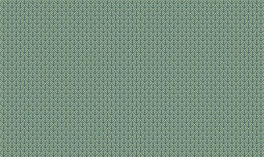 Açılı doğrusal segmentlere sahip özyinelenen kare kalıpları bir ızgara düzeninde soyut yaprak benzeri şekiller oluşturur.