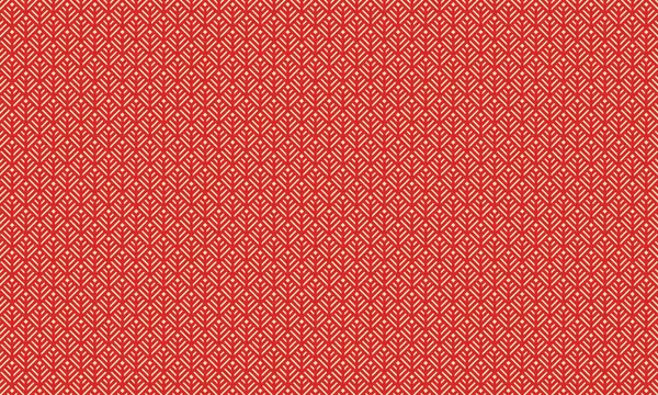 Açılı doğrusal segmentlere sahip özyinelenen kare kalıpları bir ızgara düzeninde soyut yaprak benzeri şekiller oluşturur.