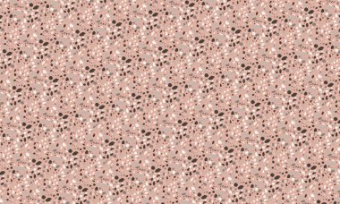 Düzensiz taşımsı şekillere sahip renksiz terrazzo desenleri, yüzeyler, arka planlar ve moda dekorasyon projeleri için ideal..