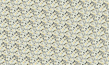 Düzensiz taşımsı şekillere sahip renksiz terrazzo desenleri, yüzeyler, arka planlar ve moda dekorasyon projeleri için ideal..