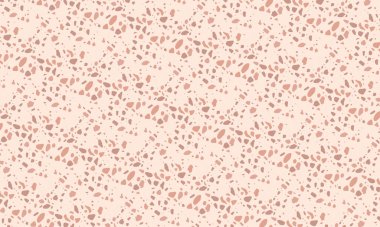 Düzensiz taşımsı şekillere sahip renksiz terrazzo desenleri, yüzeyler, arka planlar ve moda dekorasyon projeleri için ideal..