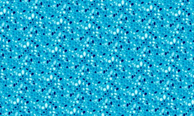 Düzensiz taşımsı şekillere sahip renksiz terrazzo desenleri, yüzeyler, arka planlar ve moda dekorasyon projeleri için ideal..