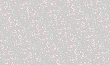 Düzensiz taşımsı şekillere sahip renksiz terrazzo desenleri, yüzeyler, arka planlar ve moda dekorasyon projeleri için ideal..