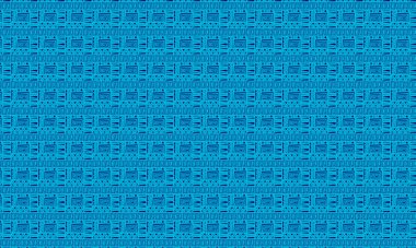 Cesur geometrik şekiller ve geleneksel etnik semboller içeren tekstil, arkaplan ve baskılar için ideal kabile desenleri tekrarlanıyor.