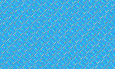 Etnik semboller, spiraller ve çizgiler içeren tekstil ve dekor için mükemmel canlı geometrik düzende tekrarlanan kabile tasarımı.