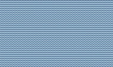 Dekoratif kullanım için yinelenen geometrik dalga deseninde sürekli dalgalı çizgileri olan soyut arkaplan.