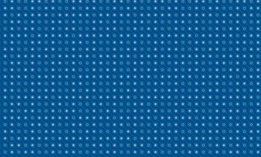 Dalgalı çizgileri, dairesel şekilleri ve ritmik geometrik dizaynlı yıldız benzeri motifleri olan soyut, pürüzsüz desen..