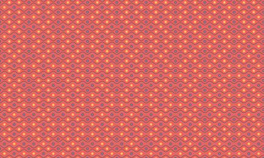 Dalgalı çizgileri, dairesel şekilleri ve ritmik geometrik dizaynlı yıldız benzeri motifleri olan soyut, pürüzsüz desen..