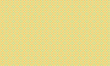 Dalgalı çizgileri, dairesel şekilleri ve ritmik geometrik dizaynlı yıldız benzeri motifleri olan soyut, pürüzsüz desen..