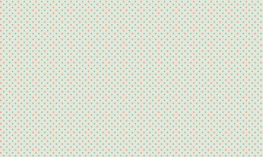 Dalgalı çizgileri, dairesel şekilleri ve ritmik geometrik dizaynlı yıldız benzeri motifleri olan soyut, pürüzsüz desen..