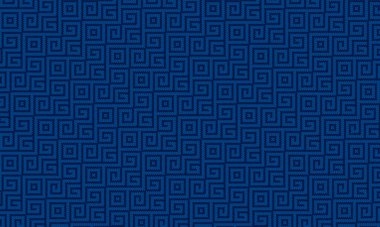 Kültürel ve dekoratif kullanım için pikselli dikişsiz dizayn içinde tekrarlayan geometrik spiraller içeren etnik Afrika esinlenilmiş desen.