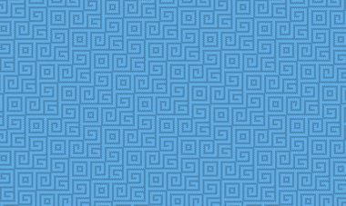 Kültürel ve dekoratif kullanım için pikselli dikişsiz dizayn içinde tekrarlayan geometrik spiraller içeren etnik Afrika esinlenilmiş desen.