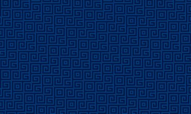 Kültürel ve dekoratif kullanım için pikselli dikişsiz dizayn içinde tekrarlayan geometrik spiraller içeren etnik Afrika esinlenilmiş desen.