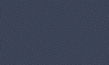 Kültürel ve dekoratif kullanım için pikselli dikişsiz dizayn içinde tekrarlayan geometrik spiraller içeren etnik Afrika esinlenilmiş desen.