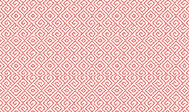 Kültürel ve dekoratif kullanım için pikselli dikişsiz dizayn içinde tekrarlayan geometrik spiraller içeren etnik Afrika esinlenilmiş desen.