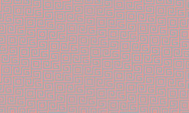 Kültürel ve dekoratif kullanım için pikselli dikişsiz dizayn içinde tekrarlayan geometrik spiraller içeren etnik Afrika esinlenilmiş desen.