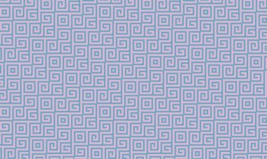 Kültürel ve dekoratif kullanım için pikselli dikişsiz dizayn içinde tekrarlayan geometrik spiraller içeren etnik Afrika esinlenilmiş desen.