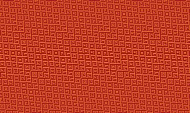 Kültürel ve dekoratif kullanım için pikselli dikişsiz dizayn içinde tekrarlayan geometrik spiraller içeren etnik Afrika esinlenilmiş desen.