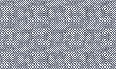 Kültürel ve dekoratif kullanım için pikselli dikişsiz dizayn içinde tekrarlayan geometrik spiraller içeren etnik Afrika esinlenilmiş desen.