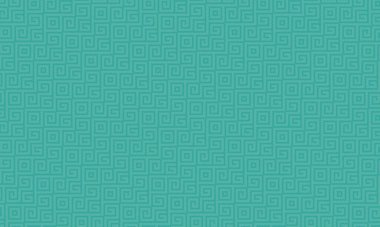 Kültürel ve dekoratif kullanım için pikselli dikişsiz dizayn içinde tekrarlayan geometrik spiraller içeren etnik Afrika esinlenilmiş desen.