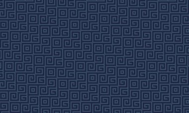 Kültürel ve dekoratif kullanım için pikselli dikişsiz dizayn içinde tekrarlayan geometrik spiraller içeren etnik Afrika esinlenilmiş desen.