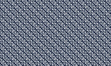 Pikselleştirilmiş elmas şekillerini cesur, geometrik, pürüzsüz bir düzende tekrarlayan geleneksel Afrika deseni.