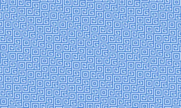 Kültürel ve dekoratif kullanım için pikselli dikişsiz dizayn içinde tekrarlayan geometrik spiraller içeren etnik Afrika esinlenilmiş desen.