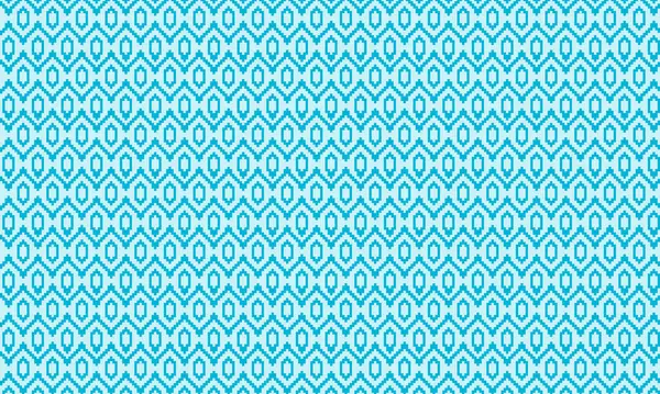 Pikselleştirilmiş elmas şekillerini cesur, geometrik, pürüzsüz bir düzende tekrarlayan geleneksel Afrika deseni.