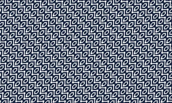 Pikselleştirilmiş elmas şekillerini cesur, geometrik, pürüzsüz bir düzende tekrarlayan geleneksel Afrika deseni.