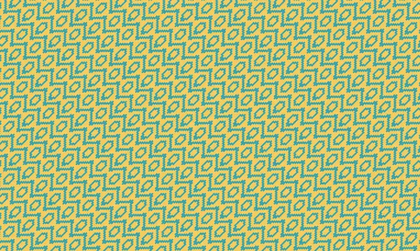 Pikselleştirilmiş elmas şekillerini cesur, geometrik, pürüzsüz bir düzende tekrarlayan geleneksel Afrika deseni.