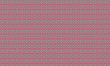 Pikselleştirilmiş elmas şekillerini cesur, geometrik, pürüzsüz bir düzende tekrarlayan geleneksel Afrika deseni.