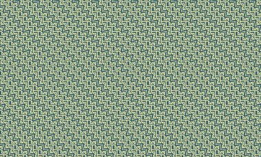 Tekstil ve dekor için yatay şerit düzeninde pikselleştirilmiş zigzag ve üçgen motifler içeren etnik Afrika deseni.