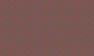 Tekstil ve dekor için yatay şerit düzeninde pikselleştirilmiş zigzag ve üçgen motifler içeren etnik Afrika deseni.