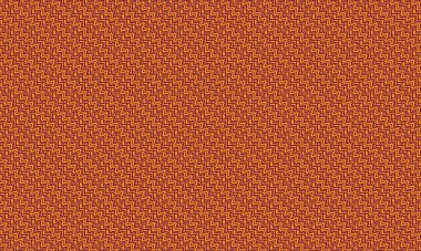 Tekstil ve dekor için yatay şerit düzeninde pikselleştirilmiş zigzag ve üçgen motifler içeren etnik Afrika deseni.